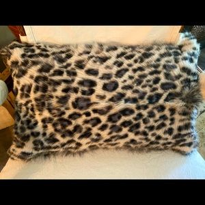 NEW FAUX LEOPARD PILLOW